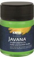 KREUL Javana Stoffmalfarbe für helle und dunkle Stoffe Blattgrün 50 ml