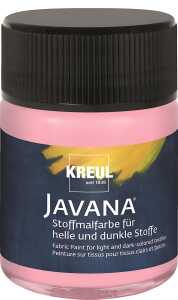 KREUL Javana Stoffmalfarbe für helle und dunkle Stoffe Rosé 50 ml