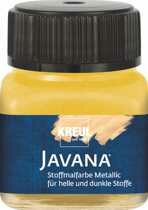 KREUL Javana Stoffmalfarbe Metallic Gold 20 ml