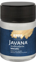 KREUL Javana Stoffmalfarbe Metallic Silber 50 ml