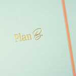 Goldbuch Notizbuch Wortreich Plan B