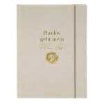 Goldbuch Notizbuch Wortreich Planlos geht mein Plan los
