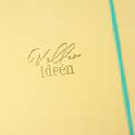 Goldbuch Notizbuch Wortreich Voller Ideen