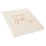 Goldbuch Gästebuch Herzklopfen