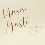 Goldbuch Gästebuch Herzklopfen