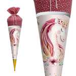 Roth Schultüte 70cm rund Lieblingsstück Einhornträume