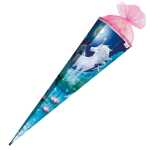 Roth Schultüte 85cm Mondscheineinhorn eckig Rot(h)-Spitze