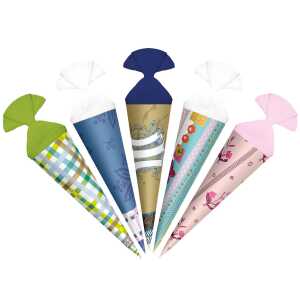 Roth Schultüte 15cm rund 5er Set "Zum Schulwechsel" 5 Stk