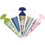 Roth Schultüte 15cm rund 5er Set "Zum...