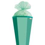 Roth Schultüte 85cm eckig Basteltüte mint