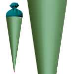 Roth Schultüte 70cm rund Basteltüte mint