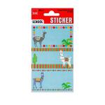 Roth Buchetiketten Lama, ca. 7,5x4,5 cm, 3x3 Etiketten