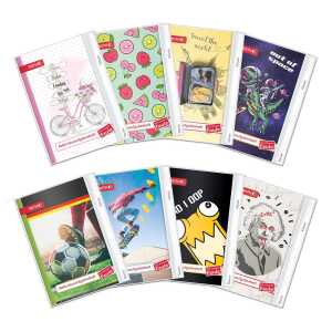 Hausaufgabenheft - Teens clevere Faule, A5, 12er Mini - Sortiment