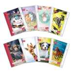 Hausaufgabenheft - Kids Tiere clevere Faule, A5, 12er...