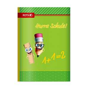 Roth Muttihefte/ Oktavhefte, A6, 64 Seiten liniert, Hurra Schule,