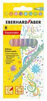 Fasermaler 8ST Glitter Pastell sortiert EBERHARD FABER...