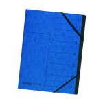 Falken Ordnungsmappe Karton blau, 7 Fächer, 2...