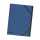 Falken Ordnungsmappe Karton blau, 7 Fächer, 2 Gummizüge