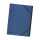 Falken Ordnungsmappe Karton blau, 12 Fächer, 2 Gummizüge