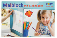 Malblock A4 FSC-Mix 30 Blatt, mit Klebekante - 80g Papier