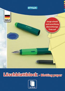 Löschblattblock Top A4 20 Blatt - .#MLöschblätter Löschpapier Löschblatt.#M - .#M.#M