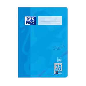 Oxford Touch Schulheft A4 16 Blatt L. 28, Blau, 16 Blatt