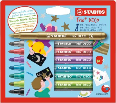 STABILO Trio DECO 8er Etui