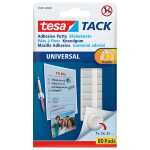 tesa Tack Klebeknete - 80 Stück, 50g, ablösbar, weiß