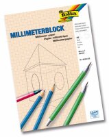 Millimeterpapier A3 80g Block mit 25 Blatt