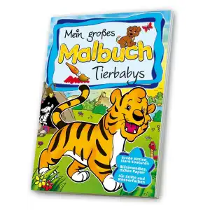 MEDIA Malbuch Tierbabys ab 3 Jahre