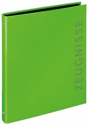 Zeugnisringbuch A4 grün