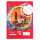 LANDRÉ Schulheft A4, 16 Blatt, 80 g/m², 4fach gelocht, Lineatur 38