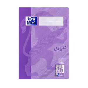 Oxford Touch Schulheft A4 16 Blatt L. 26, Flieder, 16 Blatt