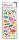 Glitzer Sticker Fantasia ca.10x23cm, 5 Blatt,sort.