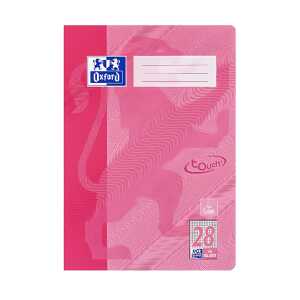 Oxford Touch Schulheft A4 16 Blatt L. 28, Rosa, 16 Blatt