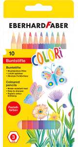 Farbstifte 10ST Pastell sortiert EBERHARD FABER 514810