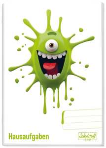 Aufgabenheft Classic A5 Motiv Klecks - 30 Wochen ohne Datumsbindung