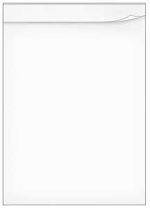 Übungsschreibfolie A4 50S transparent 220x310mm