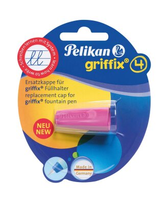 Pelikan Ersatz Dreh-Kappe Griffix farbig f.Füllhalter P2/B Blister