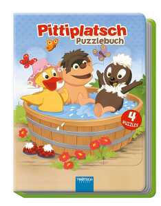 Pittiplatsch Puzzlebuch 4 Puzzle - ab 3 Jahren