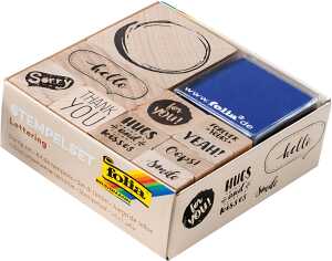 MAX BRINGMANN Holzstempel Set Lettering