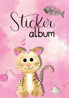 Zweckform Stickeralbum A5 Motiv Katze - Z-Design