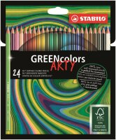 STABILO GREENcolors 24er Etui „ARTY"