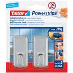 tesa Powerstrips Haken LARGE Classi c, chrom (8758051)