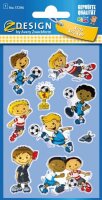 Zweckform Sticker Fußball Glossy 1 Bogen - Z-Design