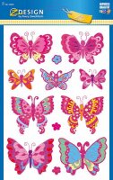 Zweckform KID BigSticker Glitter Schmetterling 1 Bogen