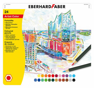 Farbstifte Artist Color 24er Metalletui