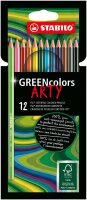 STABILO GREENcolors 12er Etui „ARTY"