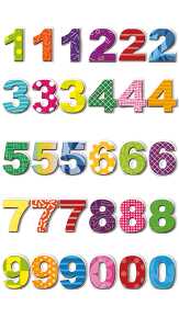 Sticker Bunte Zahlen 4014970084324
