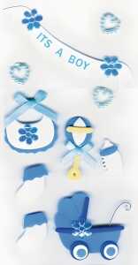 Dekorsticker zur Geburt Its a Boy